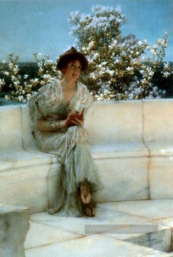 les années au printemps romantique Sir Lawrence Alma Tadema Peinture à l'huile